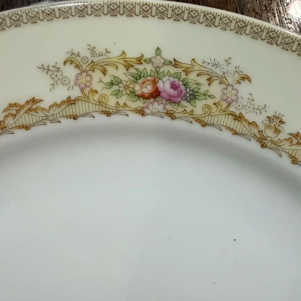 Vintage Meito China Salad Plate Made In Japan Set Of 4 - 8 Inches Diameter